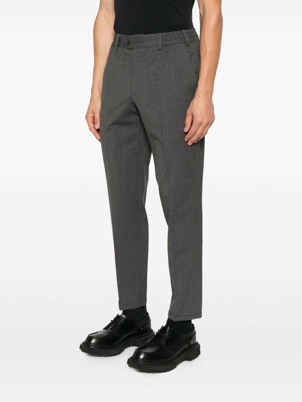 The Best Shops PT TORINO: casual trousers - Wool trousers with cuffs