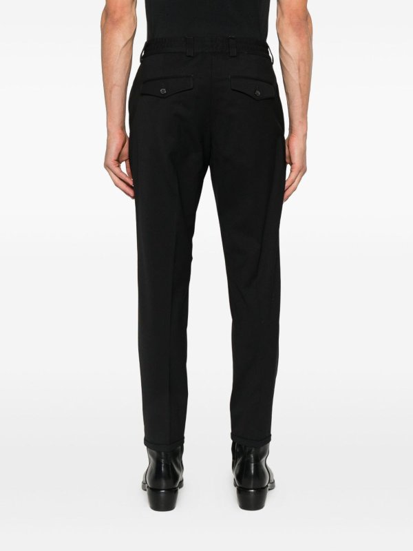 PT TORINO: casual trousers online - Wool trousers with elasticated waist