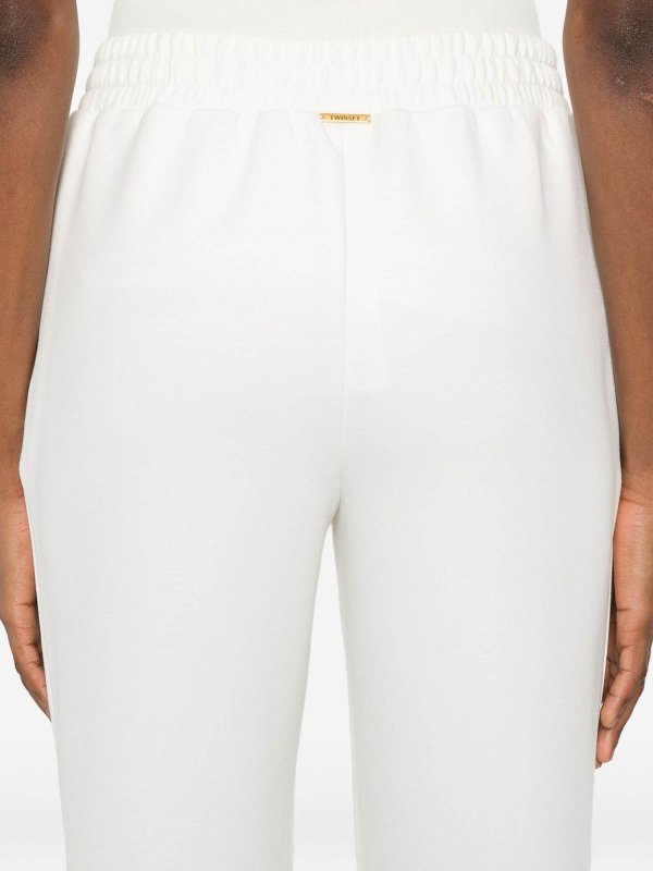 The Best Shops TWINSET: Pantalones casual - Pantalón Casual - Blanco