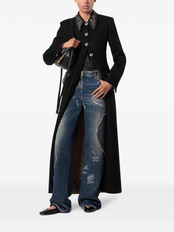 Jean Droit - Bleu shop online: VERSACE