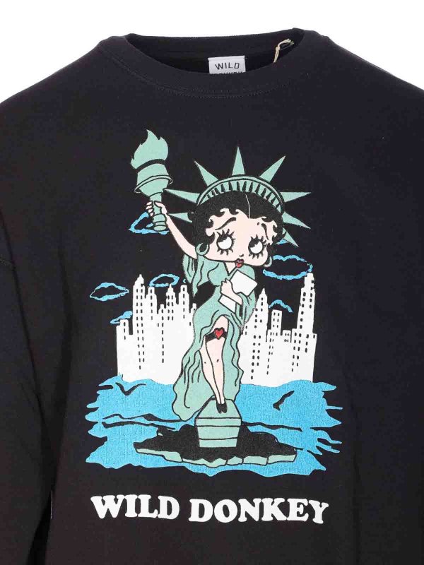 スウェットシャツ/セーター - 黒 shop online: WILD DONKEY