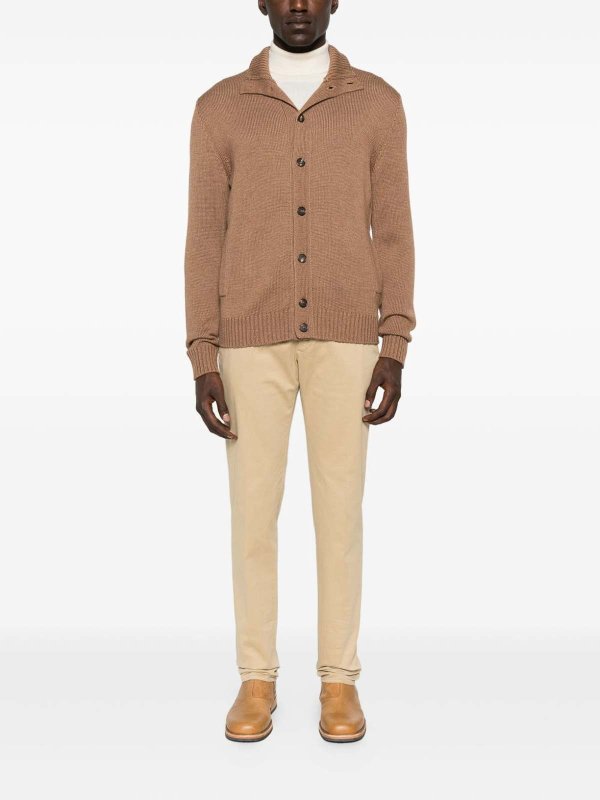 ZANONE: Cuellos altos y polos online - Suéter Con Cuello Alto - Marrón