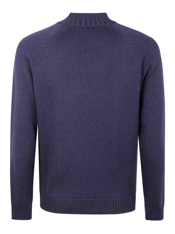 The Best Shops ZANONE: crew necks - Crew-neck sweater with raglan sleeves