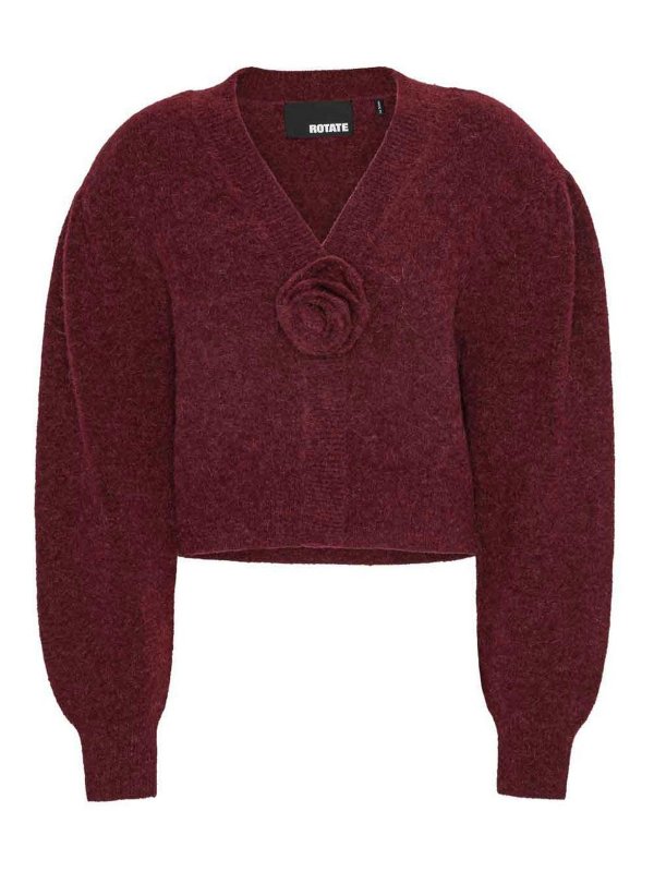 ROTATE Birger Christensen: Cardigans - Cardigan - Rot