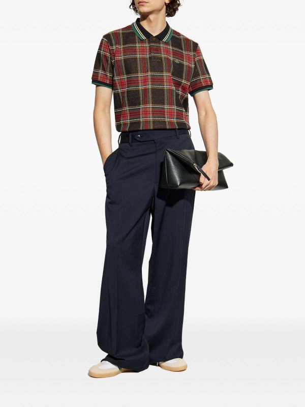 The Best Shops VIVIENNE WESTWOOD: casual trousers - Wide Leg Wool Trousers