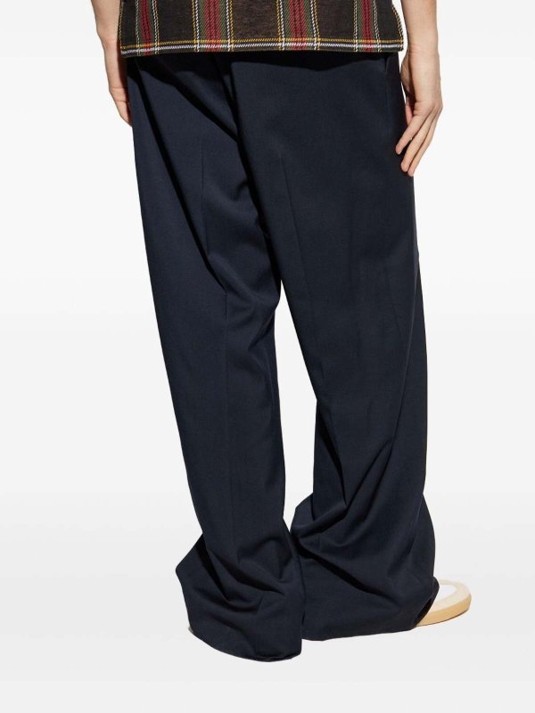 Wide Leg Wool Trousers shop online: VIVIENNE WESTWOOD