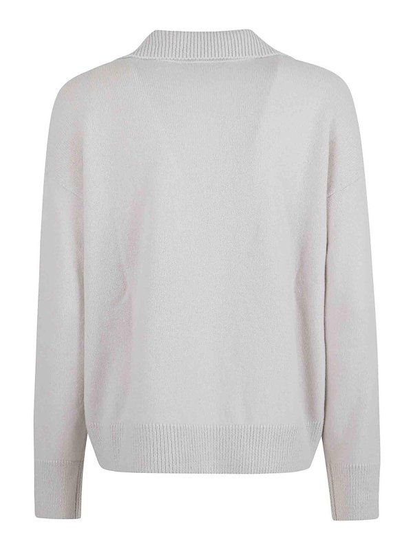 ANTONELLI FIRENZE: Strickpullover mit Rundhalsausschnitt online - Rundhalspullover - Weiß