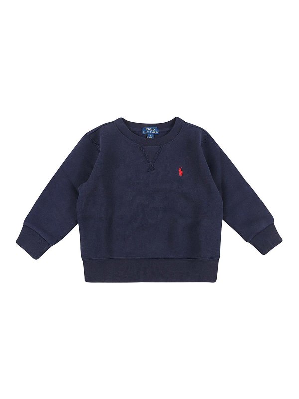 RALPH LAUREN: Sudaderas y suéteres - Sudadera - Azul Oscuro
