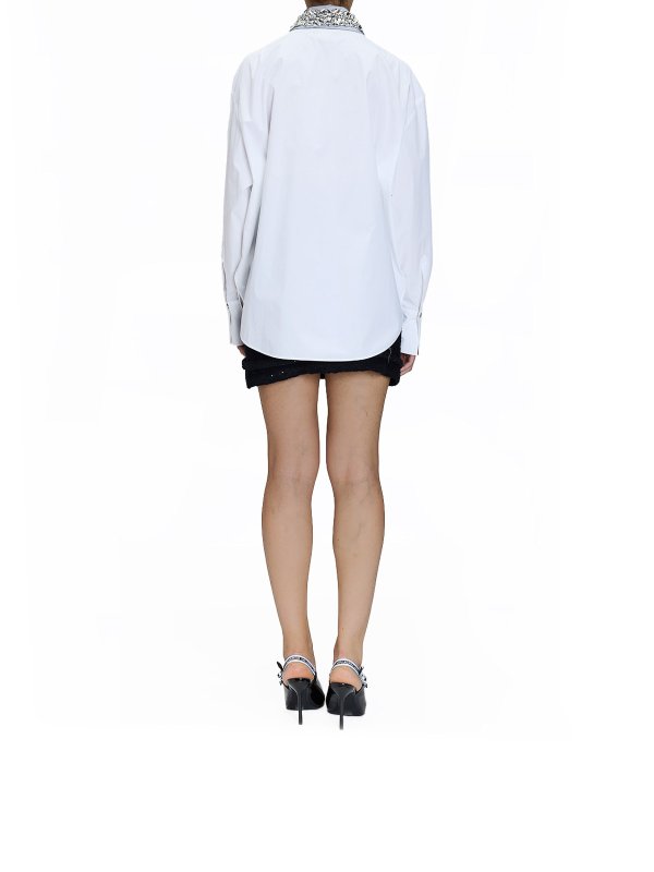 Crystal Collar Shirt shop online: GENNY