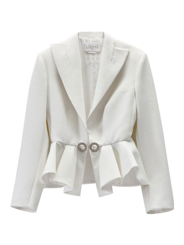 GENNY: Vestes casuals - Veste Casual - Blanc