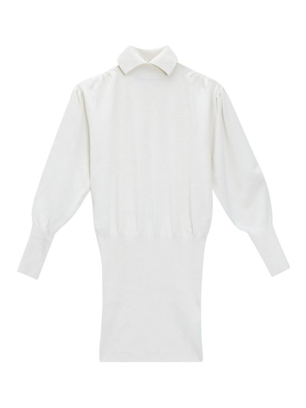 GENNY: knee length dresses - Cashmere dress