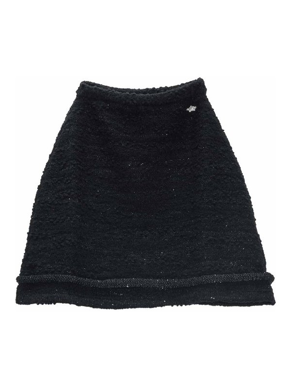 GENNY: Knee length skirts & Midi - Gonna Tweed Paillettes