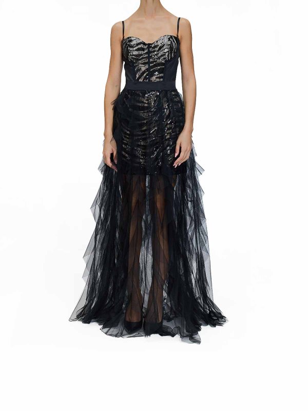 JUST CAVALLI: abiti da sera online - Vestito  Lungo Paillettes