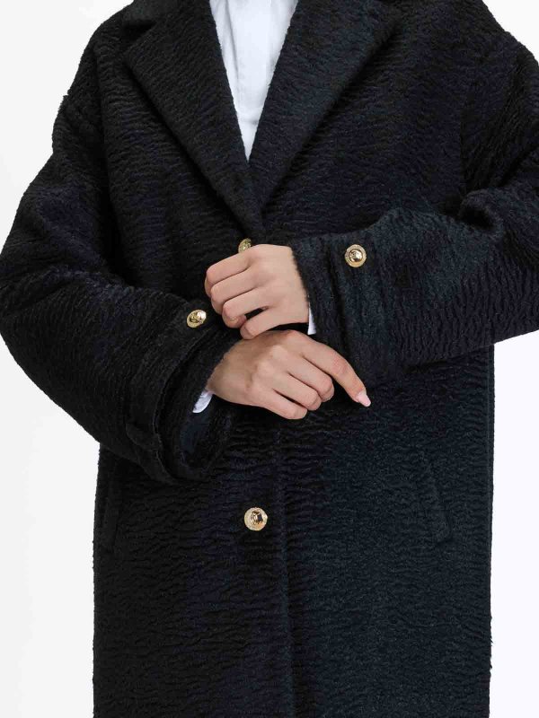 The Best Shops JUST CAVALLI: 毛皮/ムートンコート - 黒