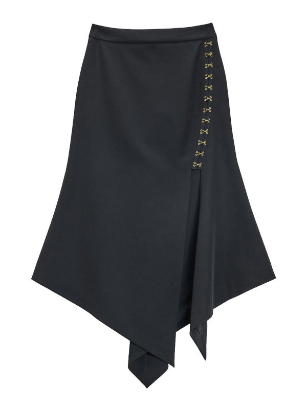 JUST CAVALLI: Faldas media pierna y semilargas - Falda Semilarga - Negro