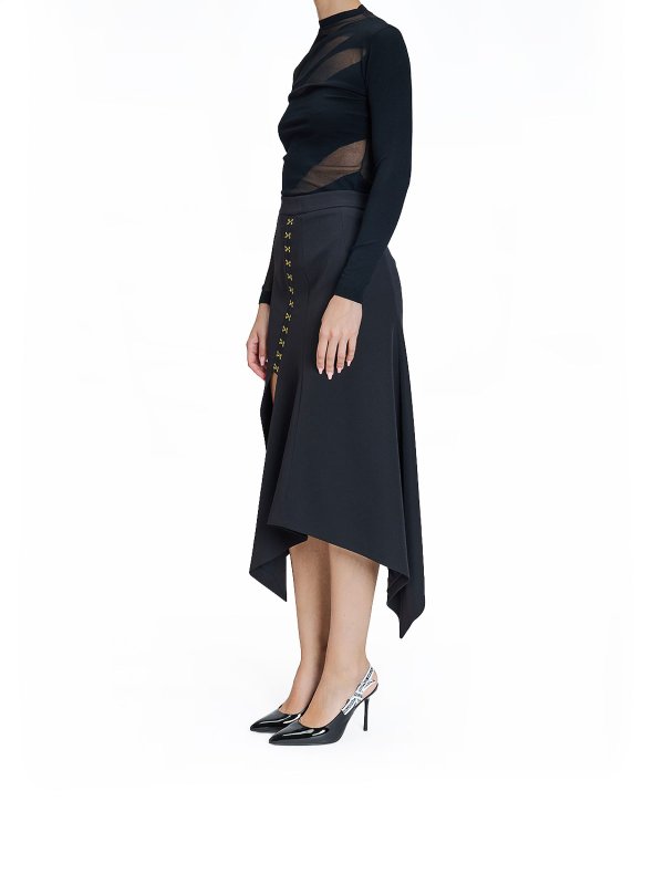 The Best Shops JUST CAVALLI: Faldas media pierna y semilargas - Falda Semilarga - Negro