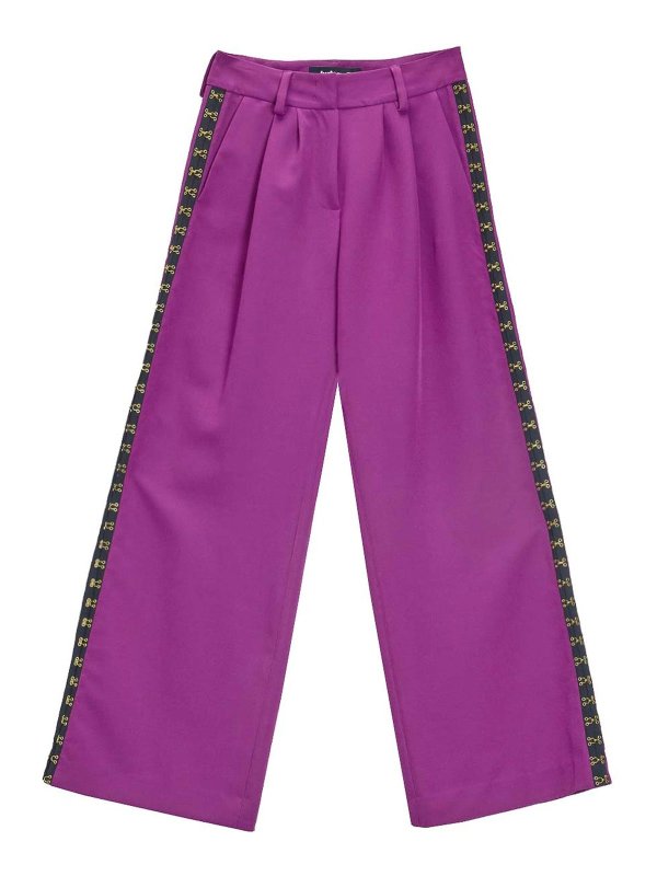 JUST CAVALLI: Pantalons casual - Pantalons Décontractés - Violet