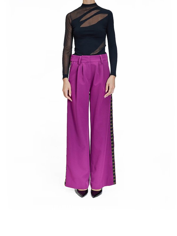 JUST CAVALLI: Pantalons casual online - Pantalons Décontractés - Violet