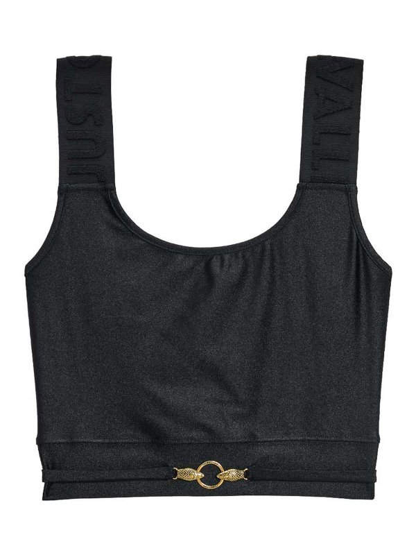 JUST CAVALLI: トップス＆タンクトップ - トップ/タンクトップ - 黒