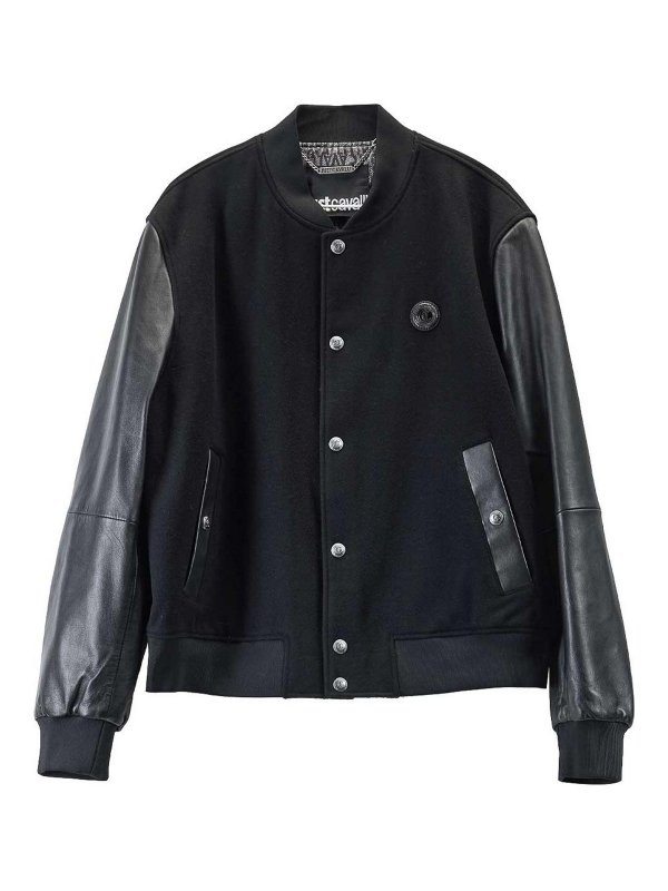 JUST CAVALLI: casual jackets - Varsity Jacket