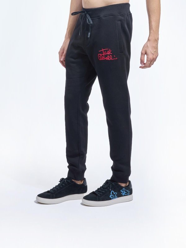 The Best Shops JUST CAVALLI: スウェットパンツ - トラックスーツ ボトムス - 黒