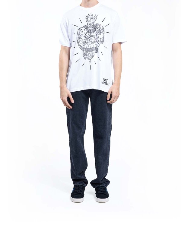 JUST CAVALLI: T-shirts online - T-Shirt - Weiß