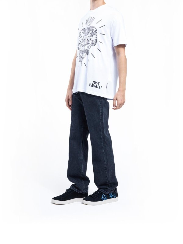 The Best Shops JUST CAVALLI: T-shirts - T-Shirt - Weiß