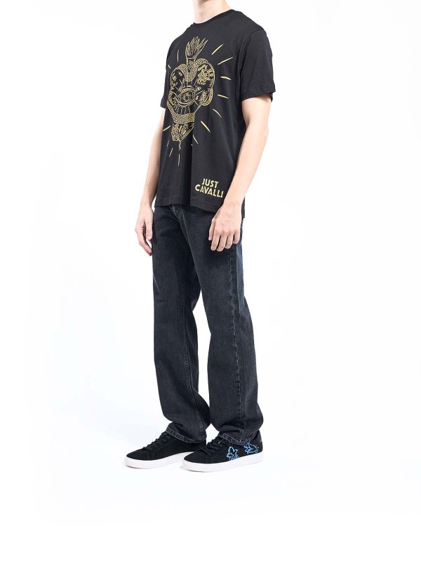 The Best Shops JUST CAVALLI: Tシャツ - Tシャツ - 黒