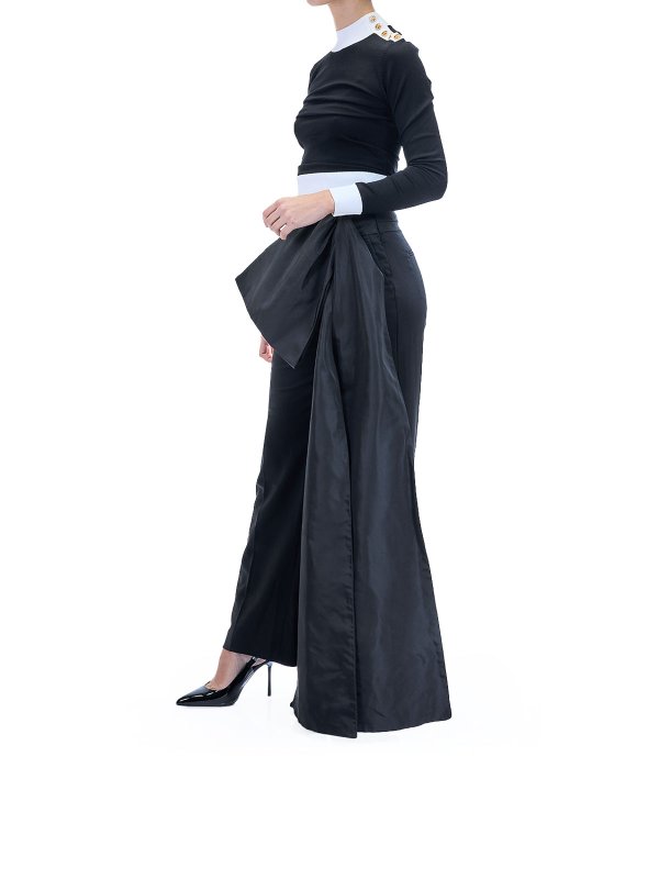 The Best Shops KARL LAGERFELD: カジュアルトラウザー - カジュアルパンツ - 黒