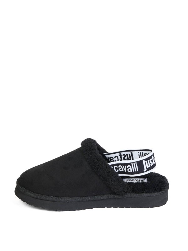 JUST CAVALLI: Zapatos chinelas online - Chinelas - Negro