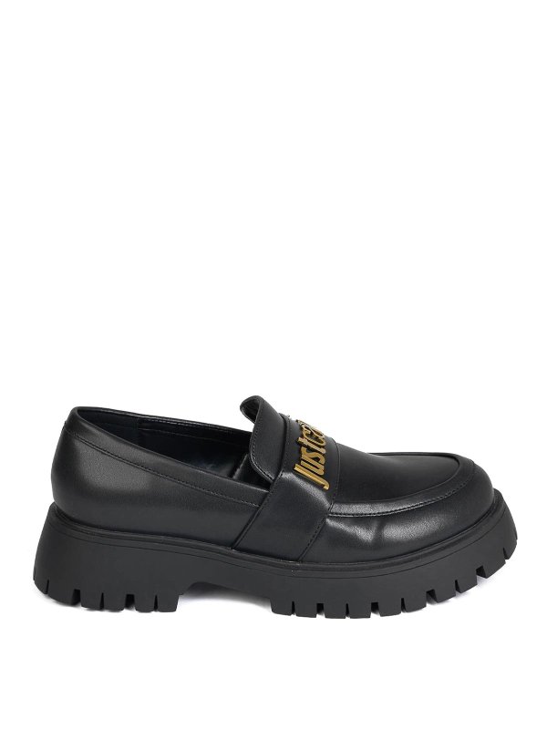 JUST CAVALLI: Mocassins & Chaussures bateau - Mocassins - Noir