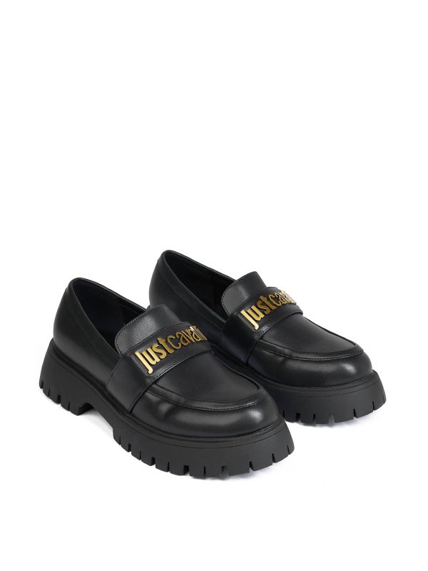 JUST CAVALLI: Mocassins & Chaussures bateau online - Mocassins - Noir
