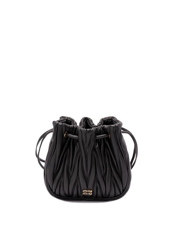 MIU MIU: clutches - `Matelass` Nappa Leather Pouch