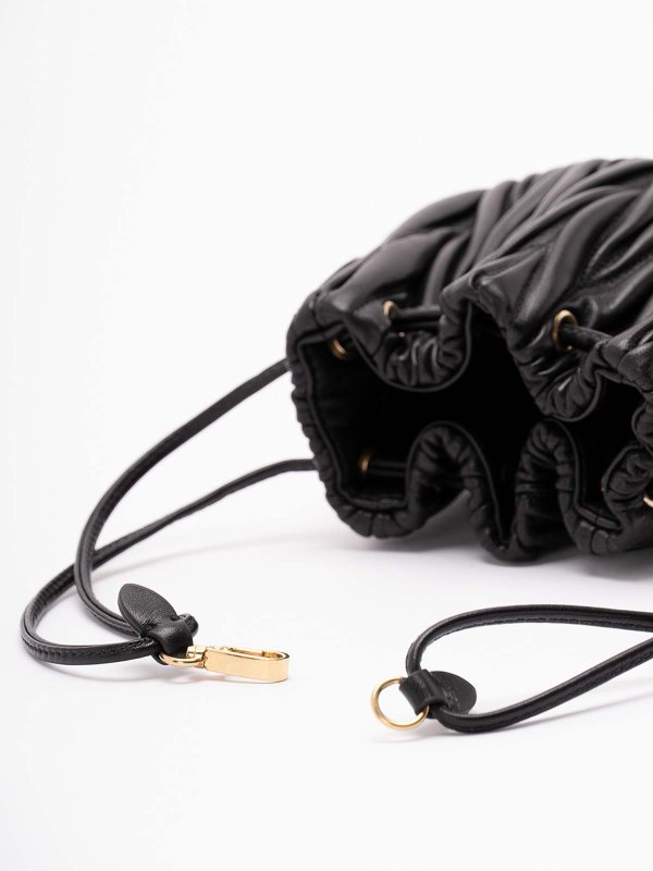 `Matelass` Nappa Leather Pouch shop online: MIU MIU