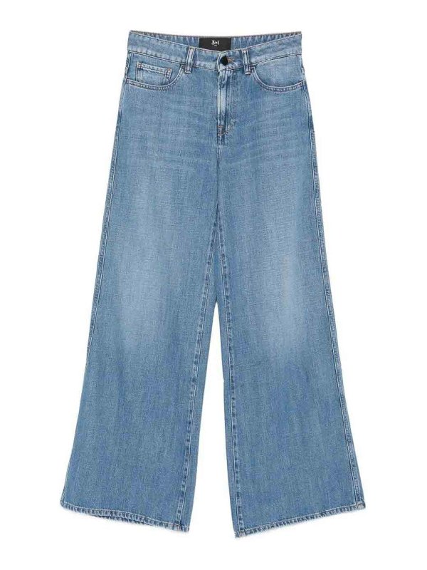 3X1: straight leg jeans - `The Kat` Jeans