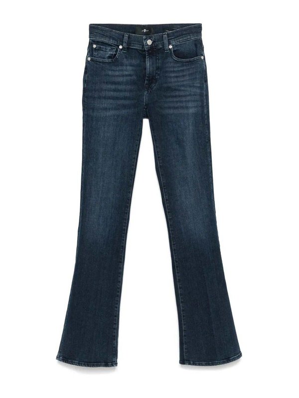 7 FOR ALL MANKIND: ブーツカットジーンズ - ブーツカットジーンズ - ブルー