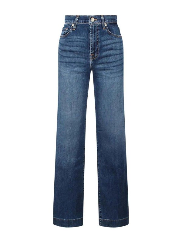 7 FOR ALL MANKIND: straight leg jeans - `Modern Dojo Soho Light` Jeans