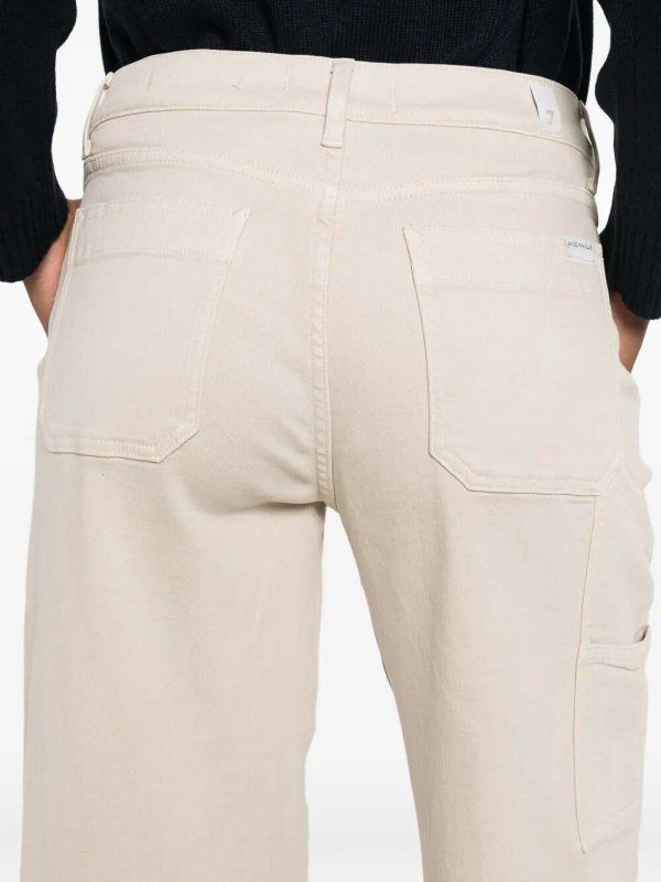 The Best Shops 7 FOR ALL MANKIND: Pantalones casual - Pantalón Casual - Blanco