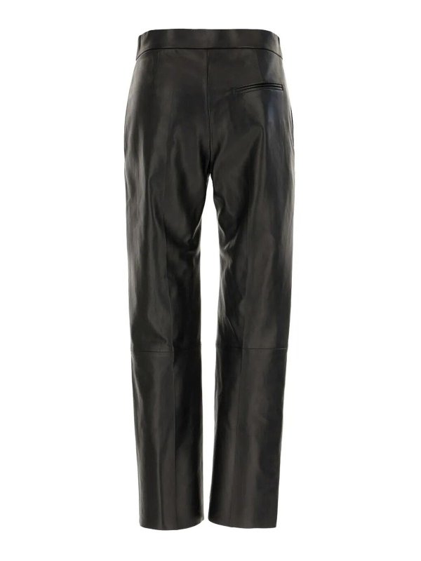 ALBERTA FERRETTI: casual trousers online - Leather Pants