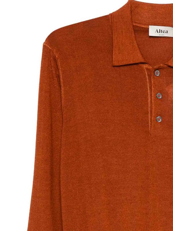 The Best Shops ALTEA: Turtlenecks & Polo necks - Long Sleeve Polo-Neck Sweater