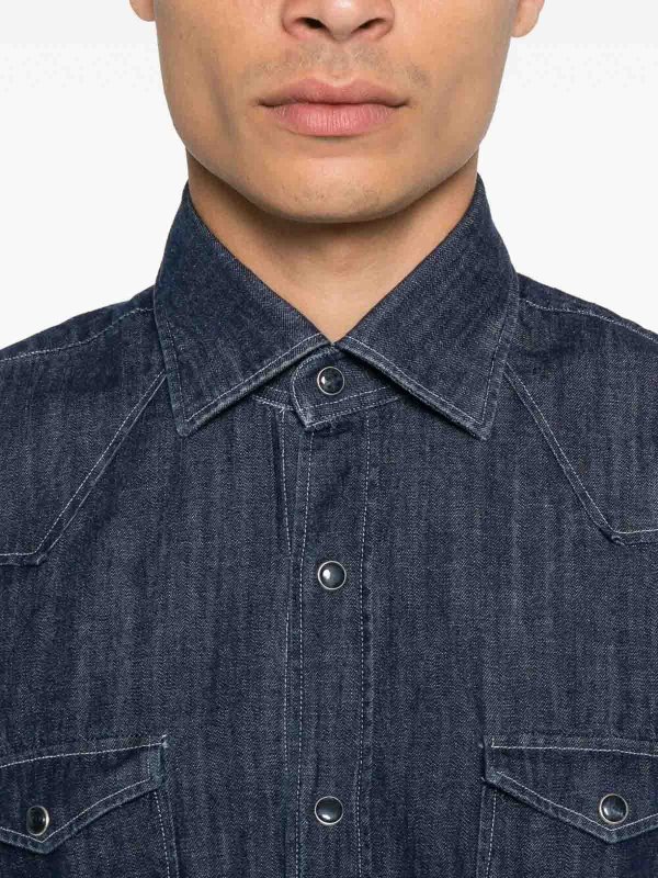 The Best Shops BARBA NAPOLI: Camisas - Camisa - Azul