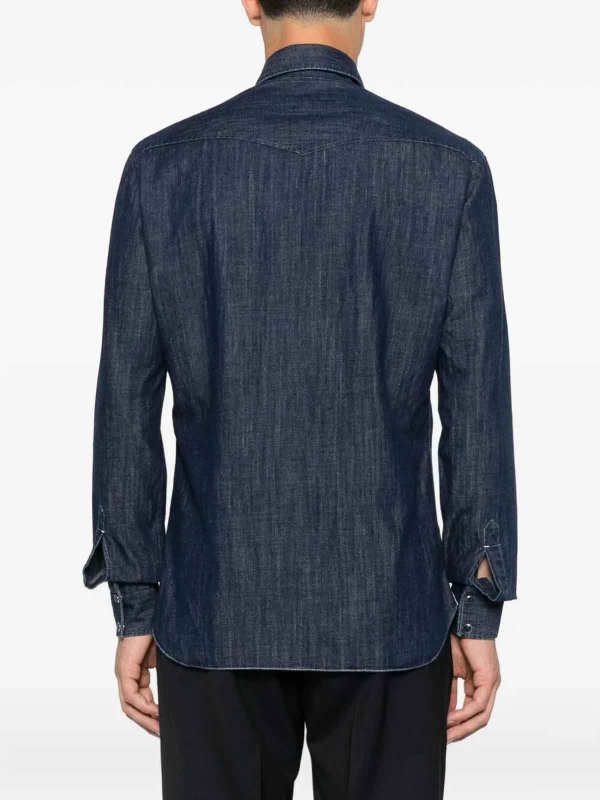 Camisa - Azul shop online: BARBA NAPOLI