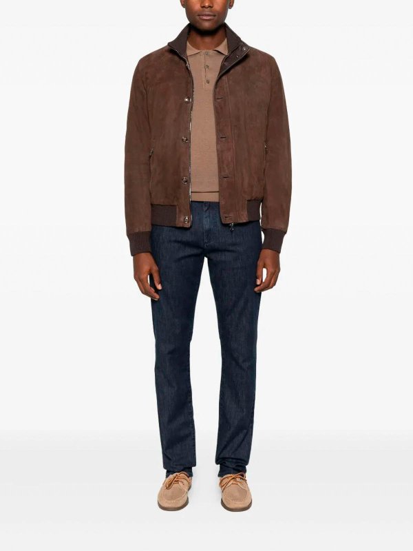 BARBA NAPOLI: Chaquetas casual online - Chaqueta Casual - Marrón Oscuro