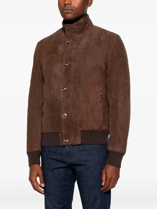 Chaqueta Casual - Marrón Oscuro shop online: BARBA NAPOLI