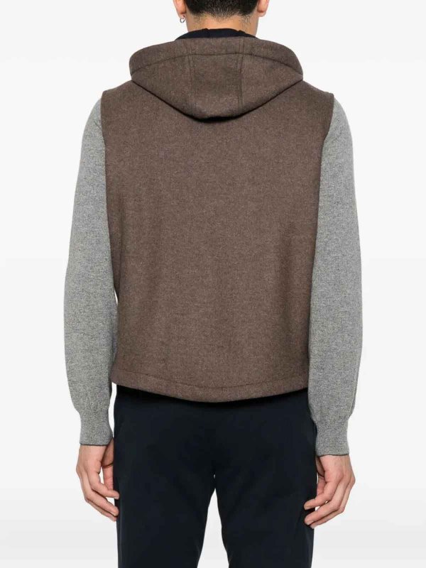 Vest With Hood shop online: BARBA NAPOLI
