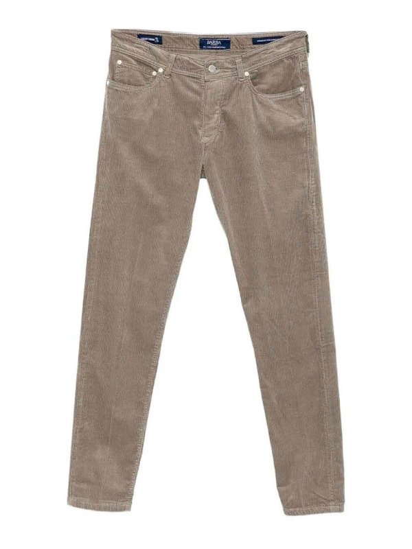 BARBA NAPOLI: casual trousers - 5-Pocket Pants