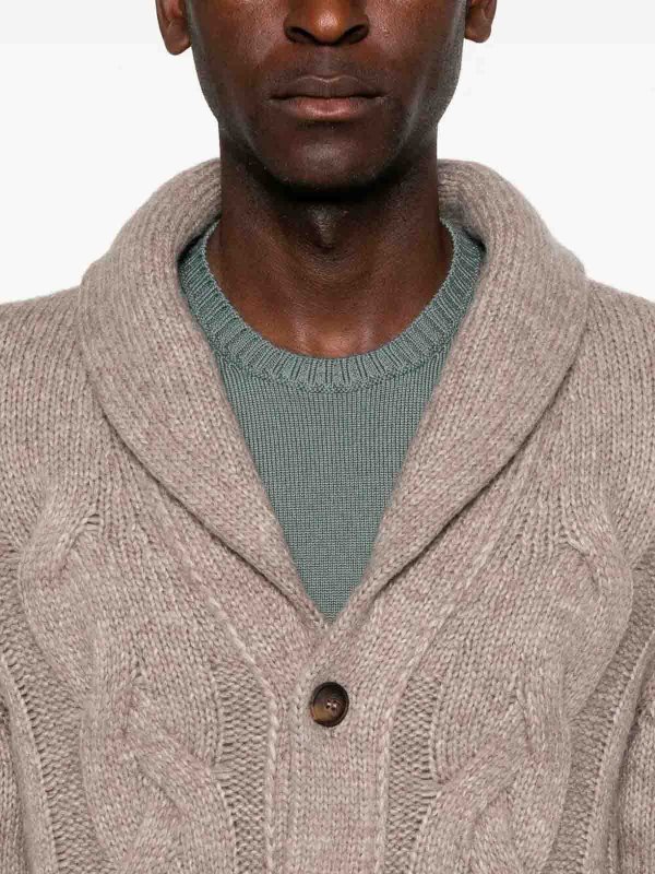 カーディガン - ベージュ shop online: BARBA NAPOLI