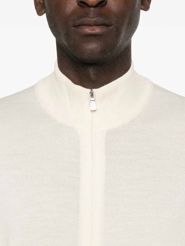 The Best Shops BARBA NAPOLI: Cardigans - Cardigan - Weiß