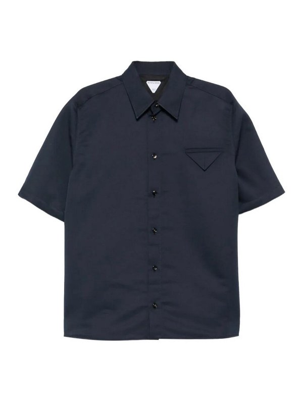 BOTTEGA VENETA: シャツ - シャツ - ブルー