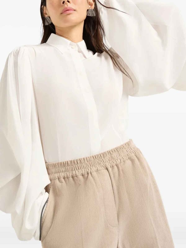 シャツ - ベージュ shop online: BRUNELLO CUCINELLI